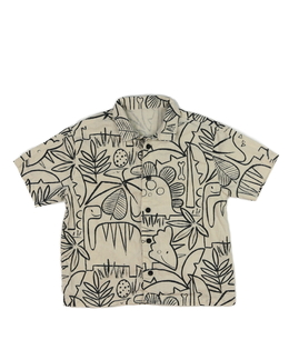 Hnědá košile s dinosaury George
