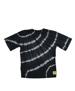 Černé triko s šedými pruhy George