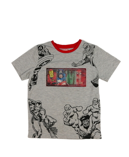 Šedé melírované triko Marvel Nutmeg