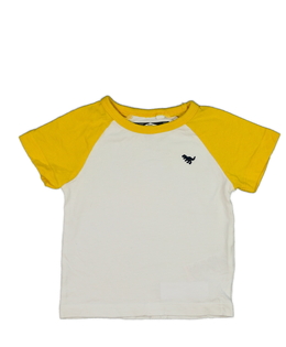 Bílo-žluté triko Next