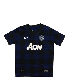 Modré kostkované sportovní triko Nike 