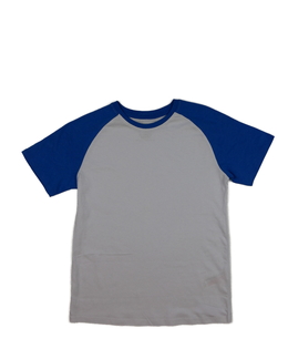 Bílé triko s modrými rukávy Primark 