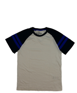 Bílé triko s modrými rukávy M&S