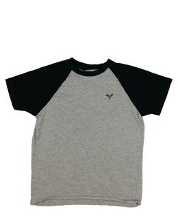 Šedé triko s tmavými rukávy F&F