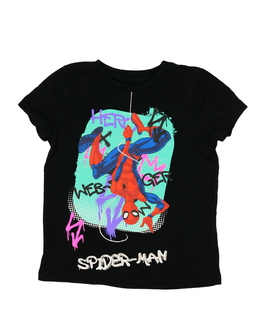 Černé triko Spider-man Nutmeg