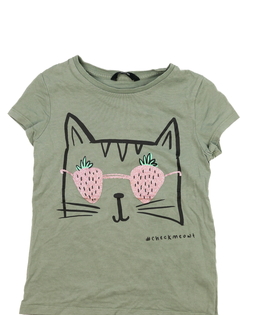 Khaki triko s kočičkou George