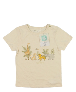 Nové krémové triko Lví Král Disney Tu 