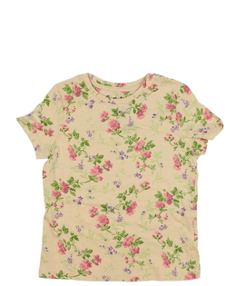 Hnědé květinové triko Tu 