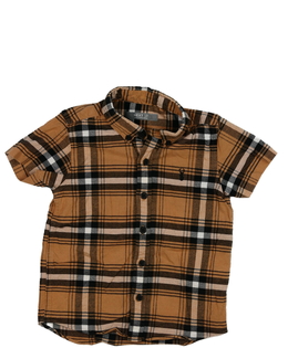 Hnědá kostkovaná košile Next