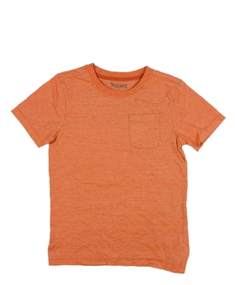 Oranžové melírované triko s kapsou Nutmeg 