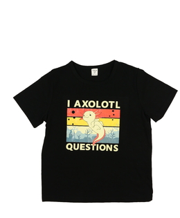 Černé triko s potiskem 