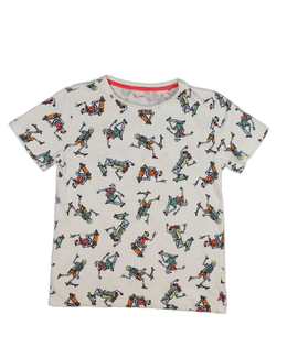 Bílé triko s cool kostlivcemi Tu 