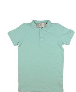 Nové modré melírované triko s límečkem Primark 