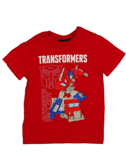 Červené triko Transformers Primark 