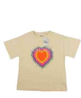 Nové krémové triko se srdcem Next