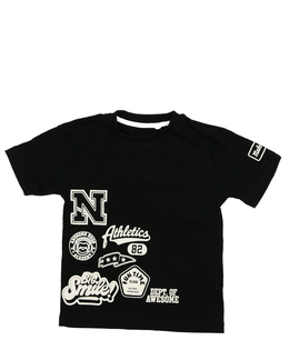 Černé triko s nápisy Next