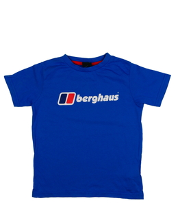 Modré triko s nápisem