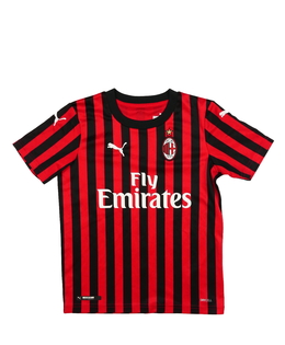 Červeno-černé pruhované triko Puma 