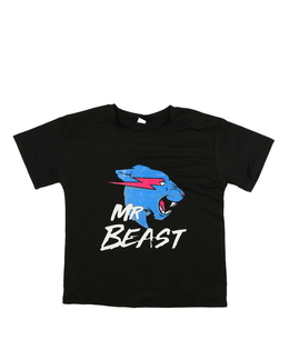 Černé triko s potiskem 