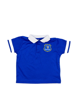 Modré sportovní triko s límečkem 