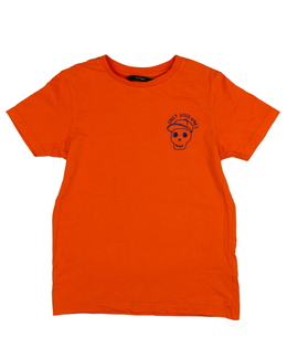 Oranžové triko s lebkou George