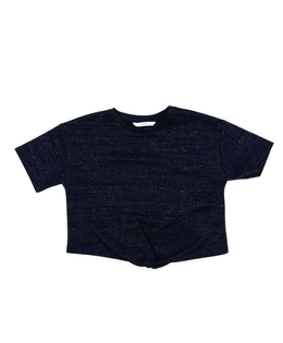 Tmavě modré lesklé triko George