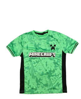 Zelené vzorované sportovní triko Minecraft Primark