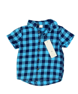 Nová modrá kostkovaná košile F&F