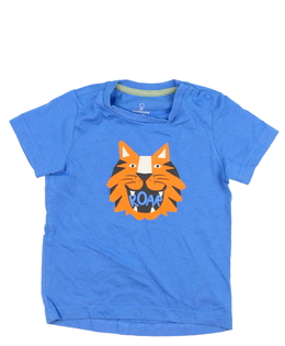 Modré triko s tygrem Mothercare 