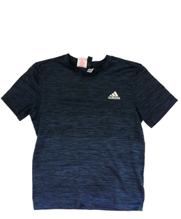 Tmavě modré melírované triko Adidas 