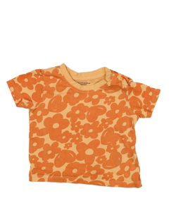 Oranžové květinové triko Primark 