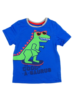 Modré triko s dinosaurem George
