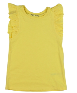 Žluté triko s volánky Nutmeg 
