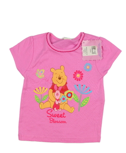 Nové krásné růžové triko Medvídek Pú Disney 