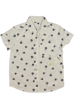 Nová krémová košile s palmami 