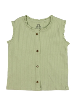 Zelené žebrované triko Next