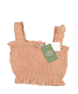Nový meruňkový crop top H&M