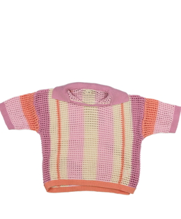 Madeirové crop triko s límečkem F&F
