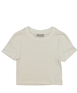 Bílý crop top 