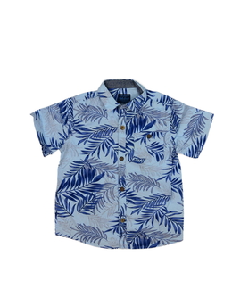 Modrá košile s listy Next