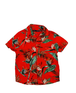 Červená košile s listy Next