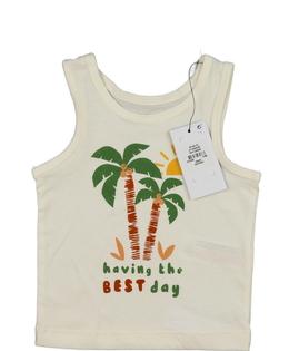 Nové krémové tílko s letním motivem Primark 