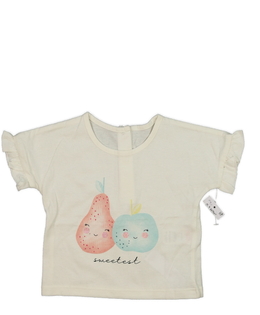 Nové krémové triko s ovocem