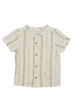 Světlá pruhovaná letní košile 