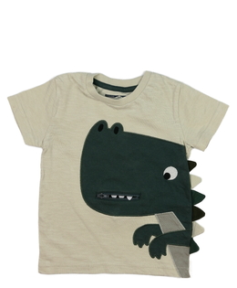 Šedé triko se zvířetem Next