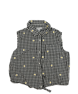 Košilový crop top s květinami Primark 