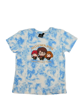Modré batikované triko Harry Potter Primark