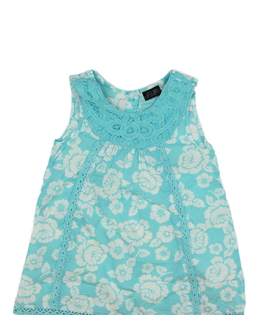 Modrá květinová halenka F&F