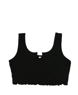 Černý crop top 