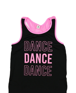 Černo-růžové sportovní tílko Tu 